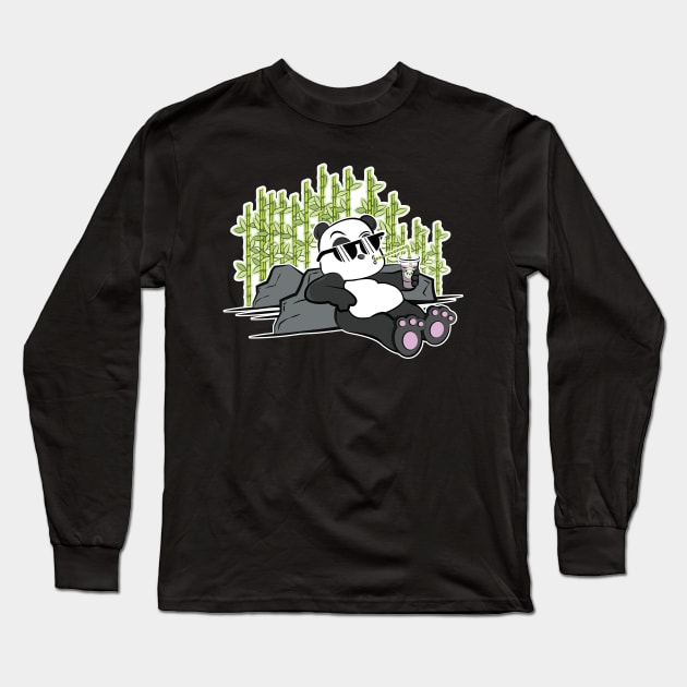 Bamboo Drizzle WPH MEDIA Long Sleeve T-Shirt by WPHmedia
